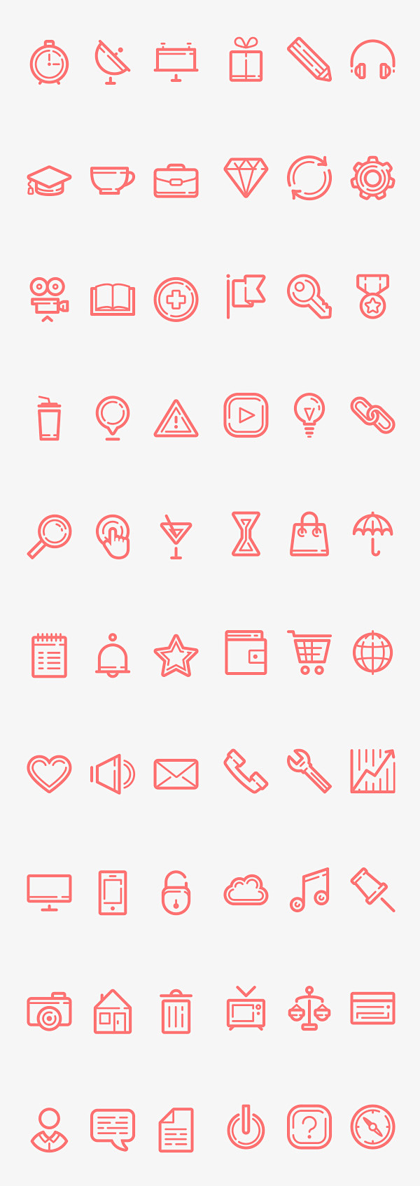 Double Line Icons
