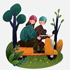 谷雨骑车的情侣插画图片大小2000x2000px 图片尺寸3.81 MB 来自PNG搜索网 pngss.com 免费免扣png素材下载！谷雨人物插画#卡通手绘#绿色的叶子#骑车的情侣#约会的情侣#植物装饰#