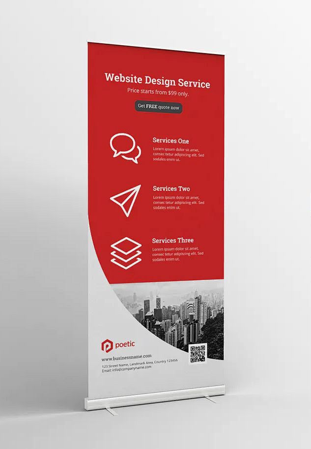 Roll-up Banner PSD T...