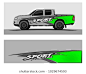 Truck,car And Vehicle racing graphic kit background for wrap and vinyl sticker