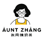 张阿姨奶茶logo