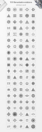 Geometric Logos vol.3 by Davide Bassu on @creativemarket: 