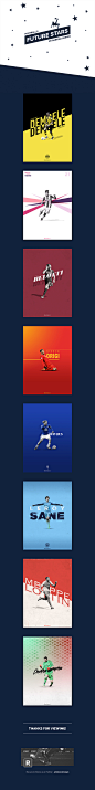 Football's Future Stars : A collection of posters based on the brightest stars up and coming in football.