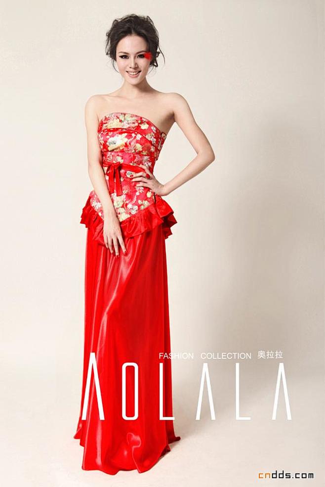 AOLALA原创特色中国红礼服 - 中国...
