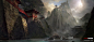 Tomb raider concept art - temple establishing shot