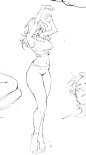 第四天了，#二次元 #动漫 #板绘 #人体结构 #线稿 - 抖音_cd2ed9f6