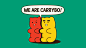 2020 CarryGraphic Reinterpreted web comics : "CarryGraphic" visually reinterprets the hidden elements in the web cartoon "Carry's Today" to pursue easy artistic values ​​that can be understood without a radio guide.
