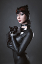 CatWoman DC Comics Batman Arkham Knight Injustice by AGflower