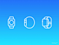 Apple Watch Icons UI设计 矢量素材 图标设计 sketch_UI设计_Icon图标