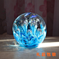北欧玻璃装饰水晶球工艺品生日礼物海洋摆件鱼缸造景博山手工琉璃-淘宝网