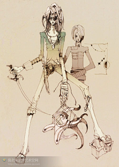 美妆造型师～瑞瑞采集到时装画