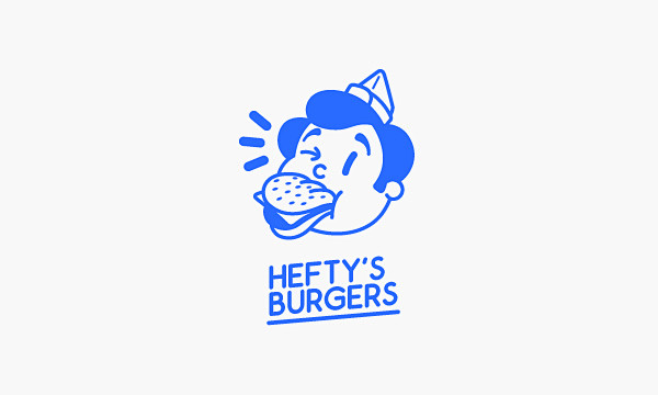 灵感来自复古卡通的heftysburgers古田路9号