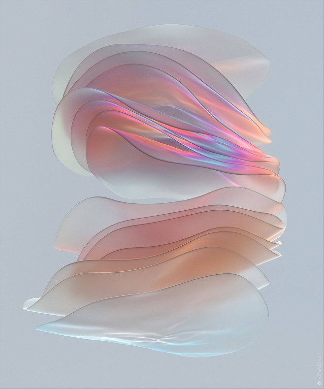 3D abstract backgrou...