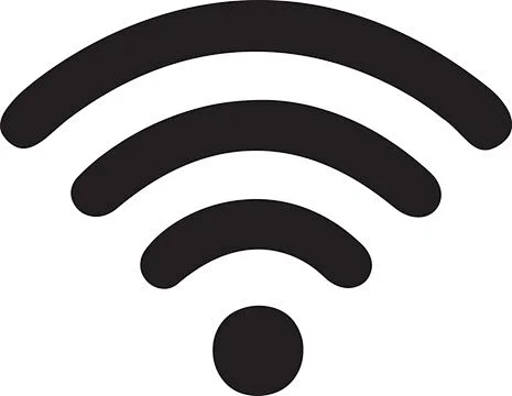 图源免费EPS |WIFI 信号矢量图标。社交媒体网络标志元素。带有 Wi-Fi 符号的无线技术概念。白色背景上的 wifi 标志。-花瓣网