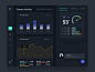 Server monitoring app for iPad [dark version] : This sneak peek is a part of the iPad app for monitoring server activity I did a couple of months ago. There are two versions of this project white (you can see it here) and dark + I was also respo...