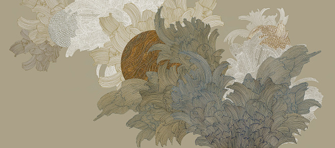 pattern print wall a...