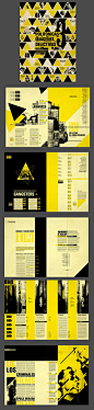 三角布局 Polifónicas Imágenes Delictivas | Editorial by Tatiana L., via Behance: 