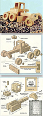 Road Grader - Wooden Toy Plans and Projects | WoodArchivist.com