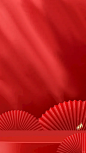背景素材丨高级感红色新年背景 - 小红书
