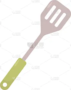 绿色,刮刀,白色背景,几何形状,圆形,黄色,白色,红色,蓝色,主厨