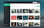 扁平化风格网页ui界面设计2 #客户端# #Web# #UI#