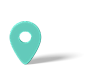 3d location icon front view