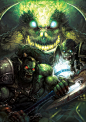 Grom Hellscream and Thrall by ~HeeWonLee on deviantART