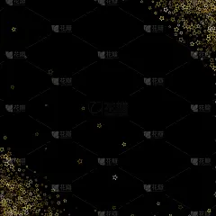 华贵,黄金,五彩纸屑,星形,闪亮的,传统节日,自然美,小的,闪亮