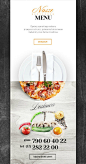 【网页设计】波兰设计师Paweł Skupień为ENZO披萨店做的设计，哎哟，看的我好饿啊！