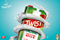 Twist Milk : Twist Milk is one of the Egyptian Products which is Exporting to more than 60 Countries .. so i had to make an Attractive simple Campaign which will travel around the world and be easy to understand and to interact with different people and c