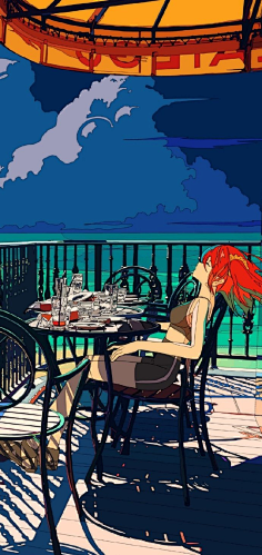 焦茶ligneclaire风格