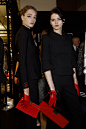Armani Privé Fall 2014 Couture Collection Backstage