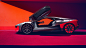 The BMW Vision M NEXT also shows off another emblematic feature of BMW: the Hofmeister kink. Newly interpreted for this concept car, this iconic feature emphasizes the car’s strong shoulder line. The car’s sporty silhouette is bolstered even more by its t