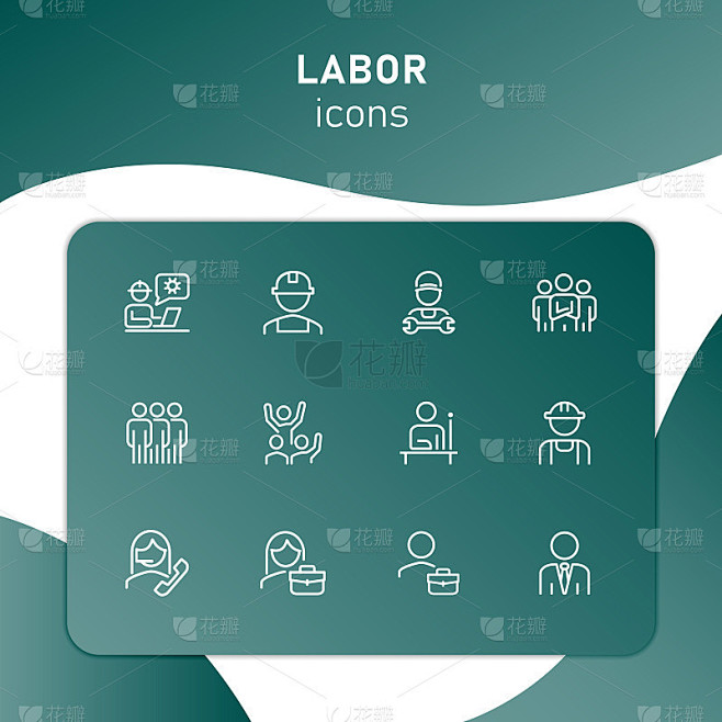 Labor icons