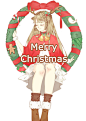 P站 二次元 插画 少女 头像 原创 壁纸 人物 圣诞节 Merry Christmas いお [pixiv]  id=47774587