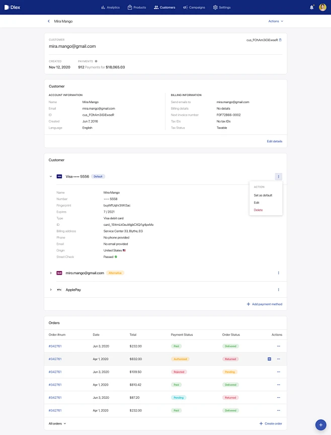 Customer Detail-花瓣网