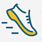 黄色手绘鞋子元素 免费下载 页面网页 平面电商 创意素材