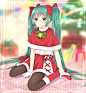 miku  Merry Christmas ~（可放大）  #初音# #二次元#