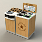 Pret A Manger - Custom Millwork Recycling Station