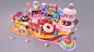 Exhibition  tmall 乐园 公关活动 堆头 天猫 展区 展台 快闪 blender