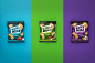 KIKIRIKI: colorful packaging for crispy croutons : Packaging design development for TM KIKIRIKI