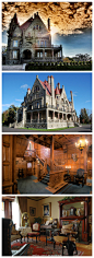 [] 加拿大旅游局： 橡树城堡(Craigdarroch Castle)是维多利亚最有名的城堡。1890年，靠煤矿发财的富商Dunsmuir夫妇出资兴建了这座豪华住宅。橡树城堡占地28英亩，Dunsmuir一家的财富可以通过宅内精美的彩色玻璃、细致的木结构、维多利亚时代奢华的家私、以及完备的水电设施反映出来。你想不想去探索一番呢？