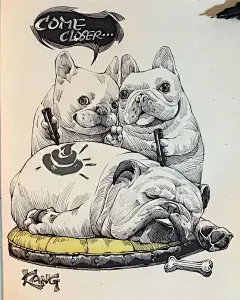 太厉害了，动物线描就该这样画，用简单的笔画出超精美的画，好萌