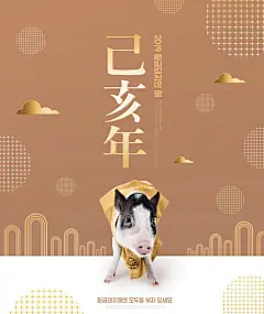 创意2019年新年元旦金猪年跨年典礼晚会年会背景海报模版设计素材-淘宝网