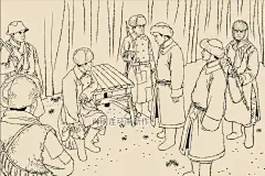 肖刚，肖刚漫画连环画新作，写实连环画，写实抗战连环画，老连环画插画，小人书，写实军事插画，写实漫画，红色经典抗战连环画，革命历史连环画