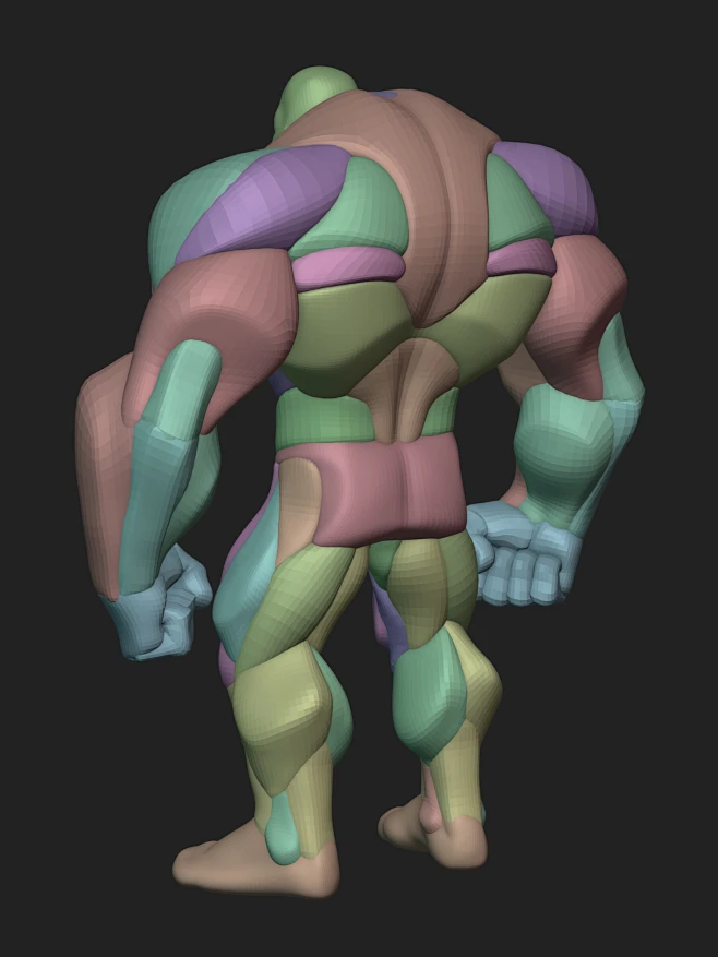 Stylized Hero Anatomy Blockout v2