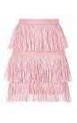 MSGM - Pink Fringe Mini Skirt
