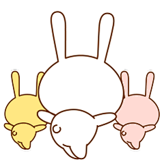 白眼仨兔动态版qq表情图_第1页_QQ表情包下载_表情党