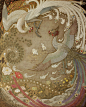 榎俊幸先生岩彩画，厚厚的日本-工画師莲羊