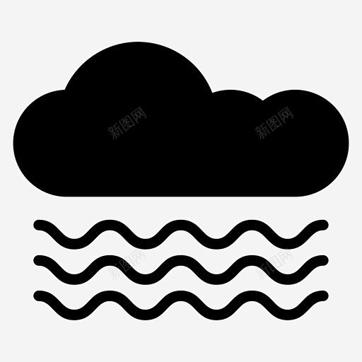 雾天雾云雾气候 雾天 icon 图标 标识 标志 UI图标 设计图片 免费下载 页面网页 平面电商 创意素材
